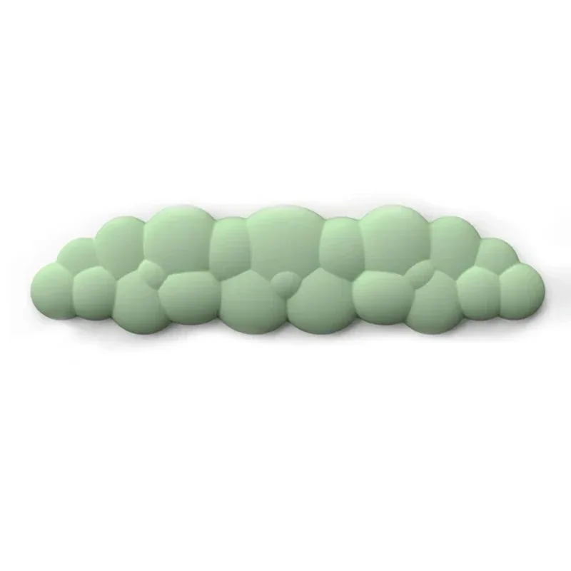 Repose-poignet ergonomique en forme de nuage pour clavier, cuir souple et mousse à mémoire de forme slide 30