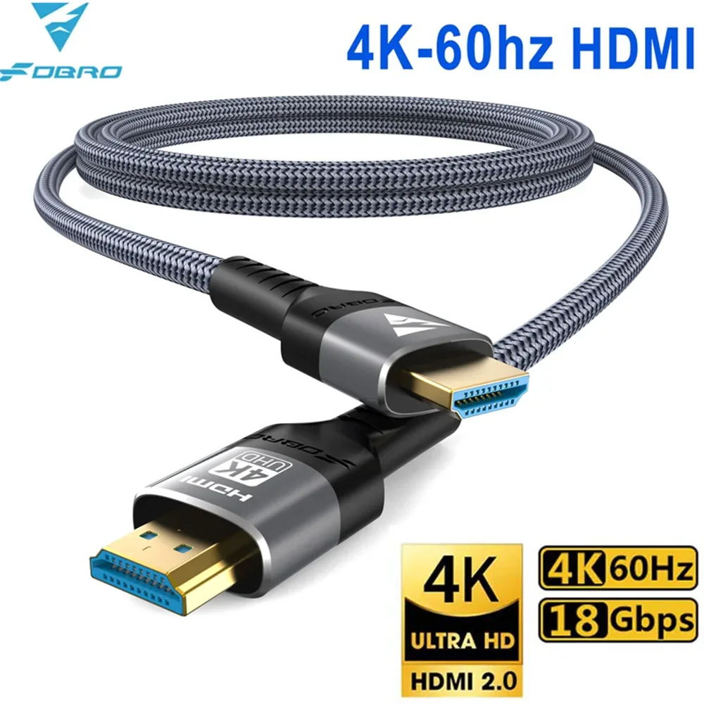 Câble HDMI 2.2 Tressé Ultra Haute Vitesse 16K (96 Gbps) - Compatible 16K@60Hz, 8K@120Hz, 4K@240Hz, HDR UHD 12 bits slide 7