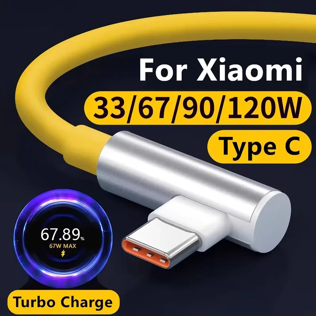Câble USB-C de Charge Ultra Rapide 120W pour Xiaomi, Redmi et POCO - Image 1