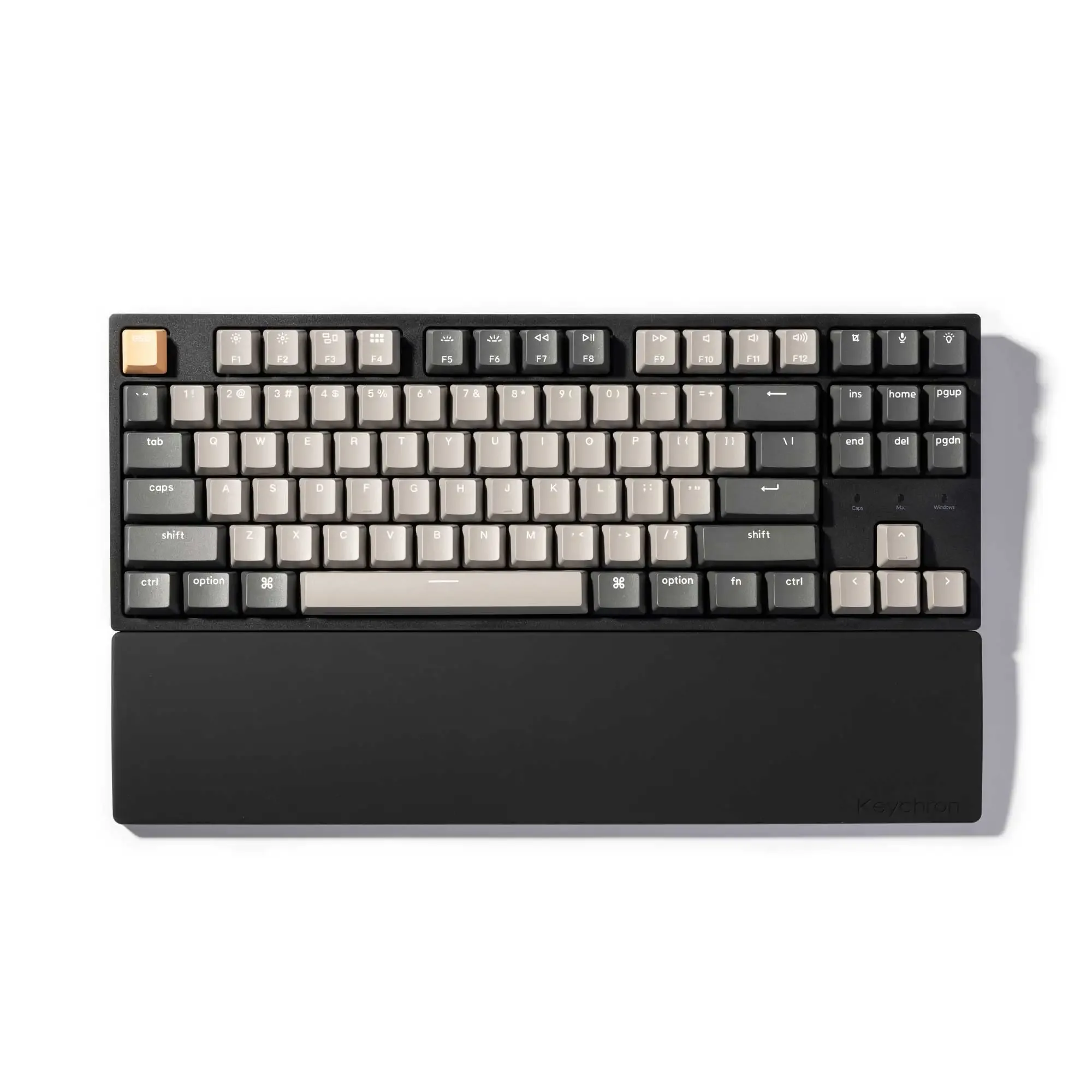 Repose-poignets Keychron en silicone pour clavier mécanique
