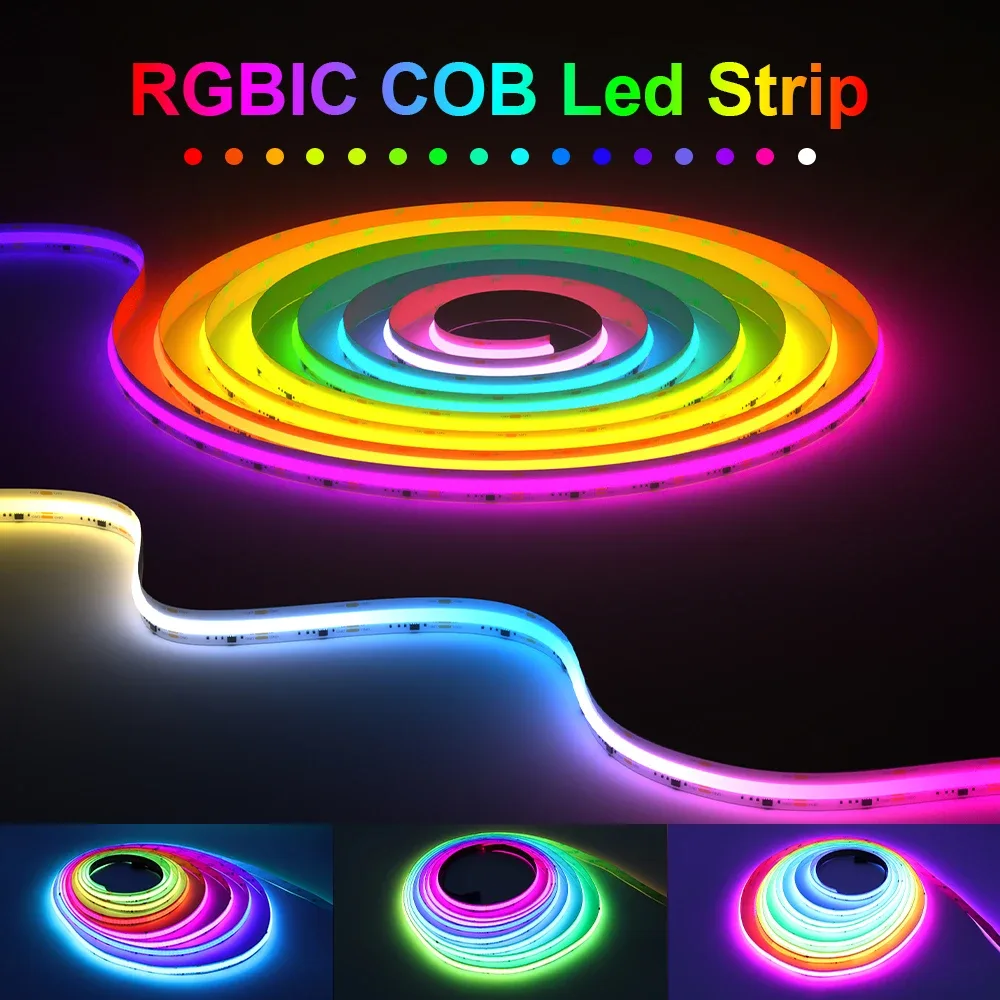Ruban LED COB RGB-IC Adressable WiFi Tuya - Compatible Alexa & Google Home - Kit 10m à 25m - Image 6