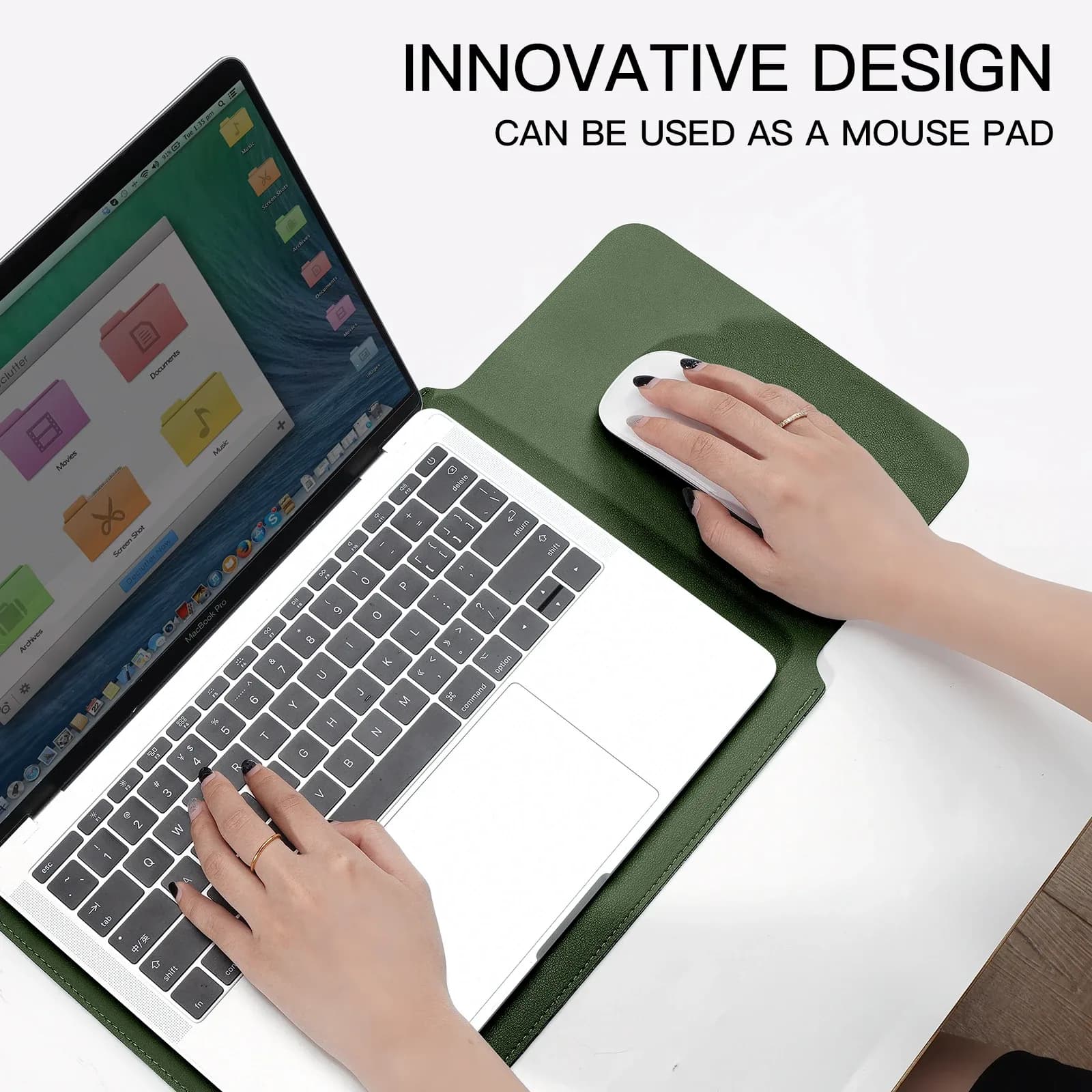 Housse pour ordinateur portable 11 à 16 pouces - Compatible MacBook Air, MacBook Pro, Dell, Surface et Xiaomi - Image 2