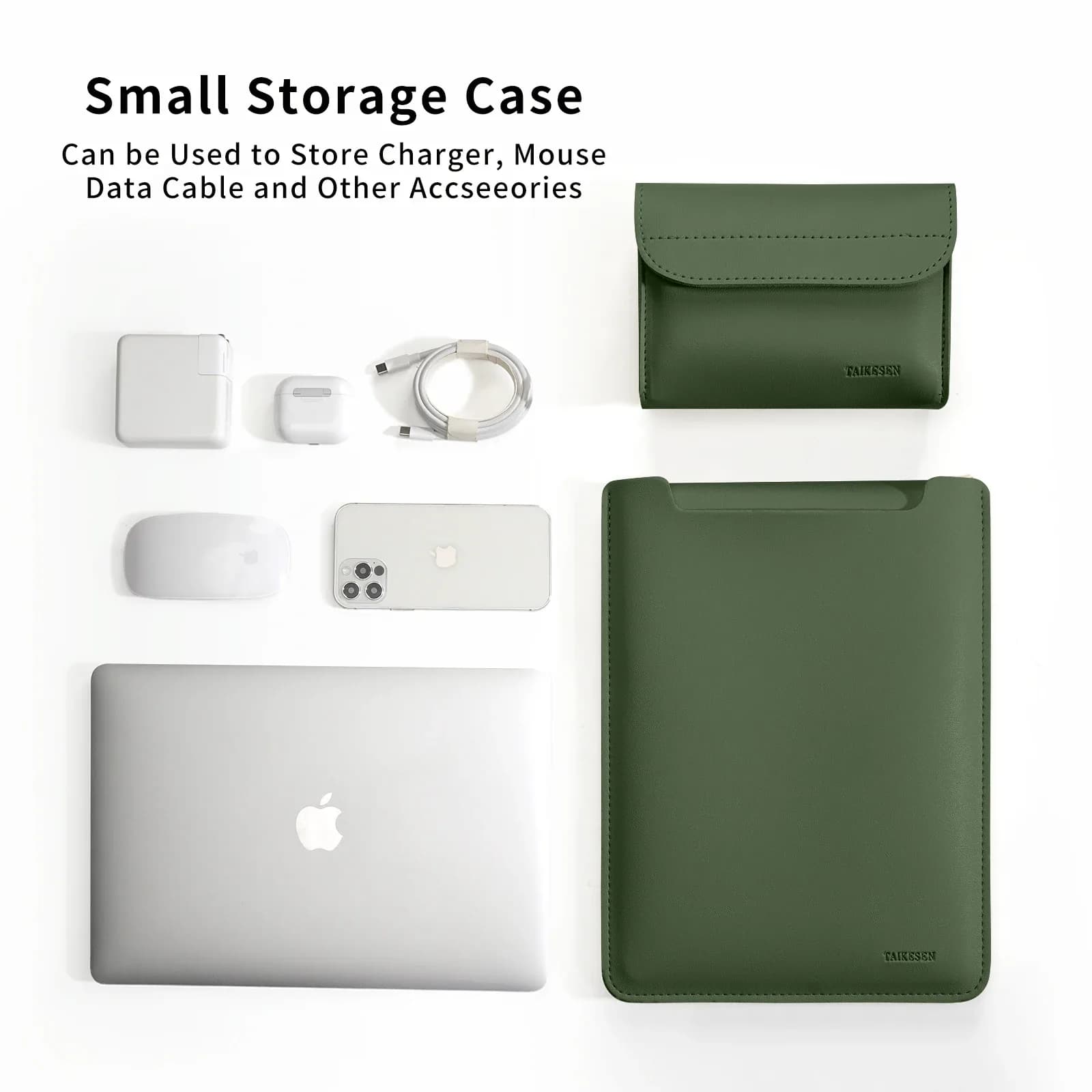 Housse pour ordinateur portable 11 à 16 pouces - Compatible MacBook Air, MacBook Pro, Dell, Surface et Xiaomi - Image 6