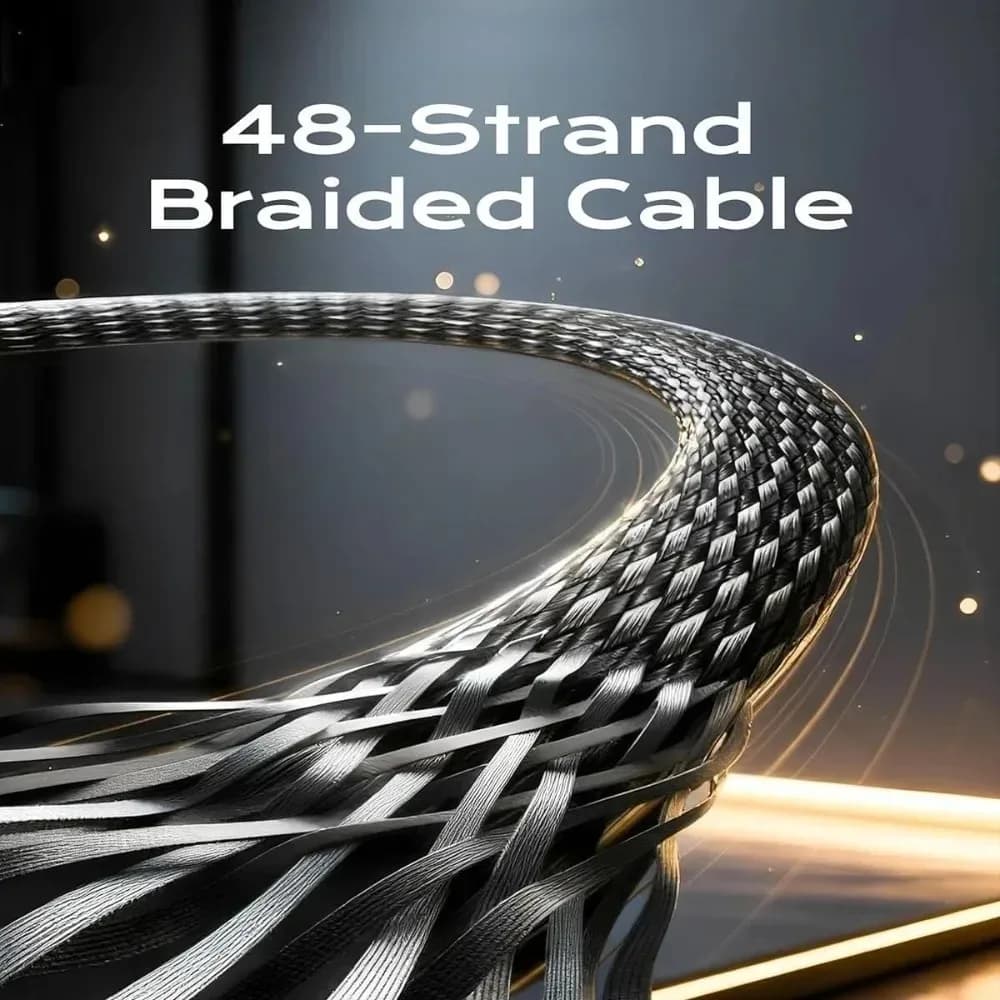 Câble USB-C vers USB-C 240W Charge Rapide avec Connecteur à 90° et Support Téléphone - 1m/1,5m/2m - Image 6
