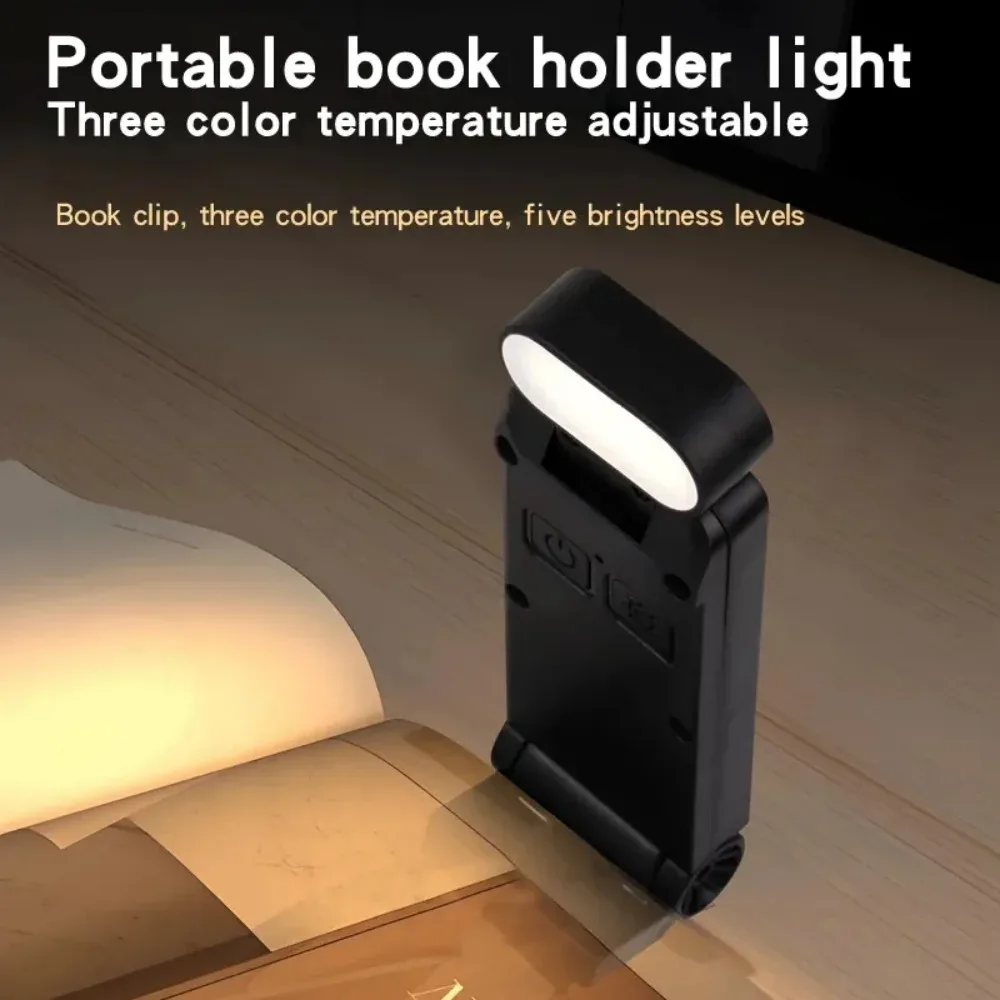 Lampe de lecture LED pliable à clipser avec protection oculaire - Image 5