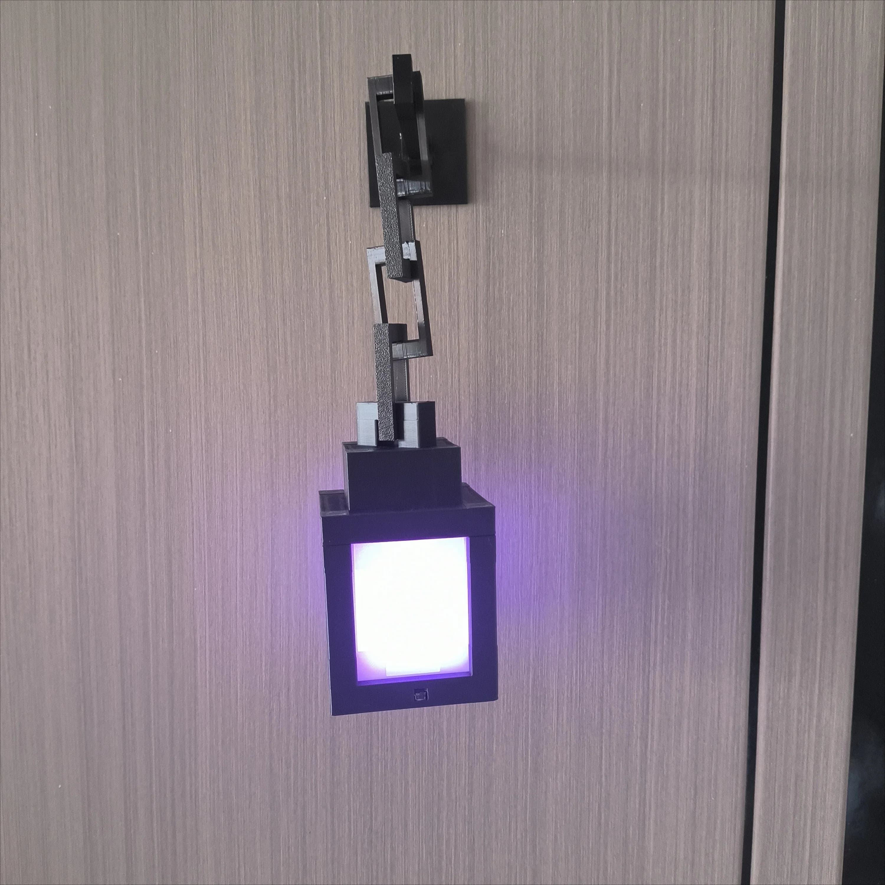 Lanterne LED Pixel rechargeable USB-C - Lampe d'ambiance et veilleuse de chevet - Image 3