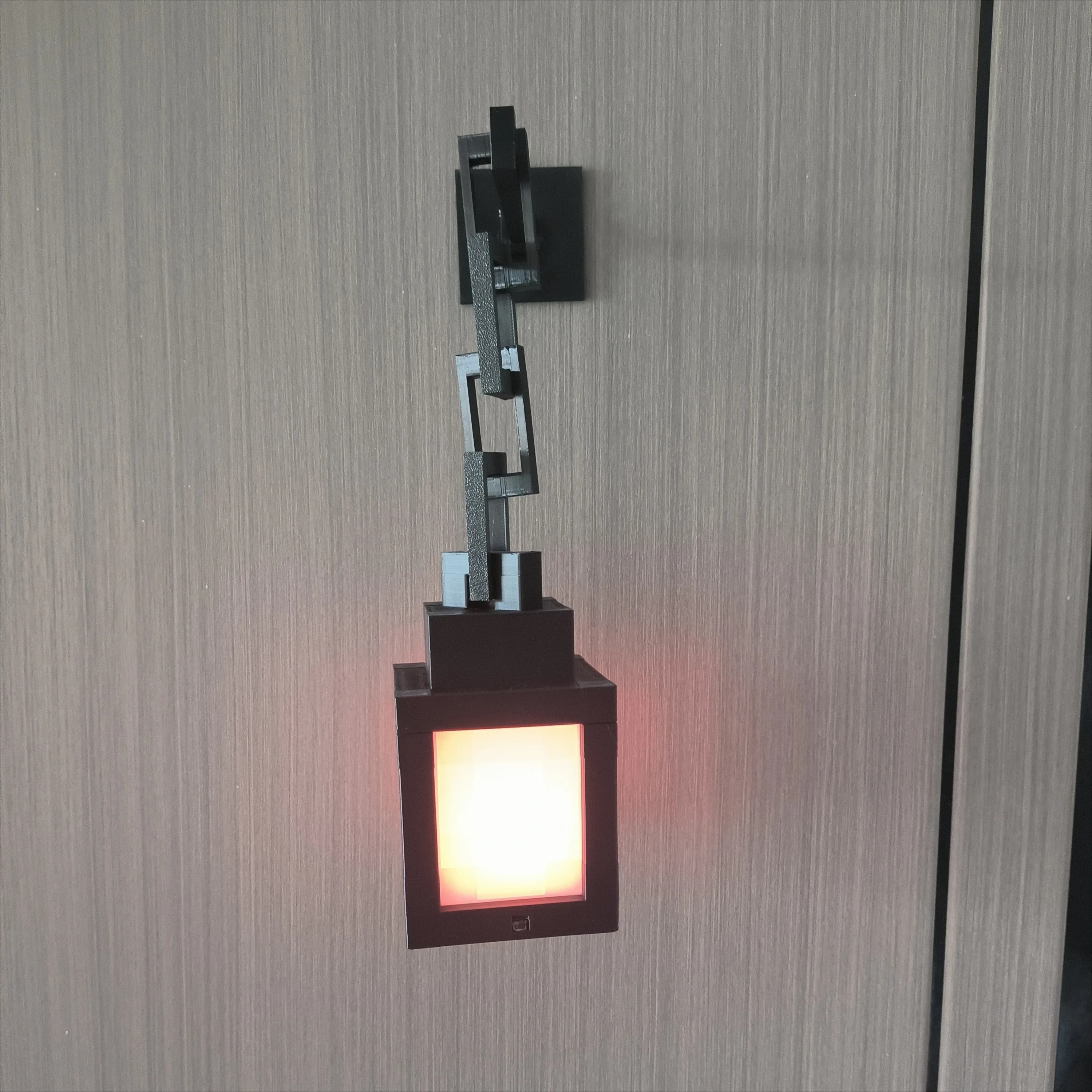 Lanterne LED Pixel rechargeable USB-C - Lampe d'ambiance et veilleuse de chevet - Image 5