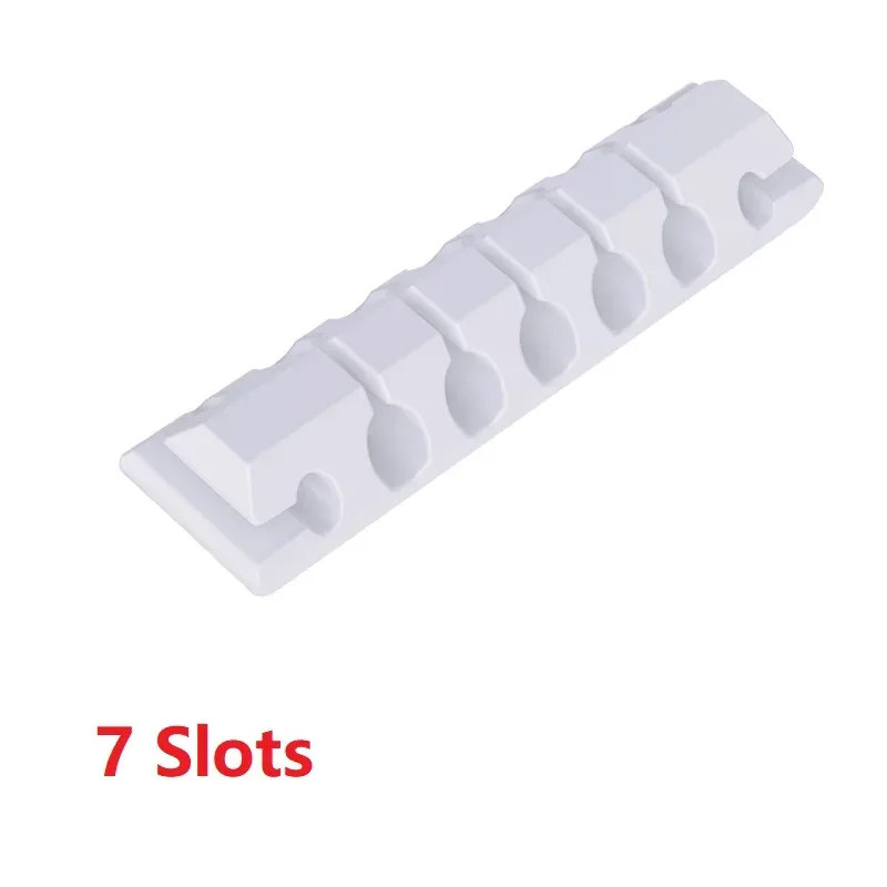 Organisateur de câbles USB en silicone flexible pour bureau slide 8