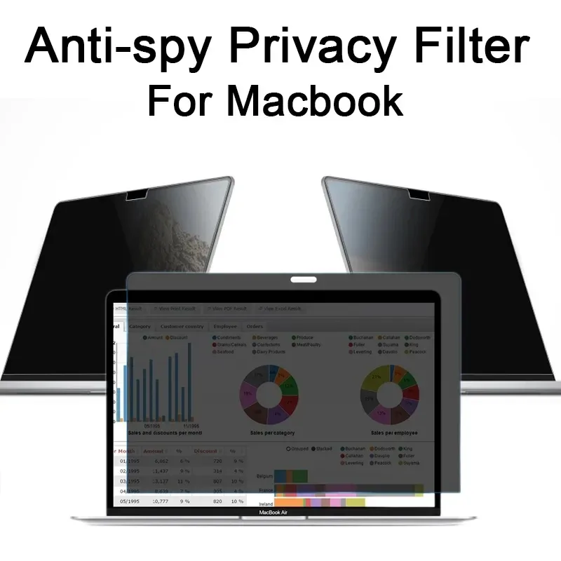 Filtre de confidentialité anti-espion pour MacBook Air et MacBook Pro - Image 2