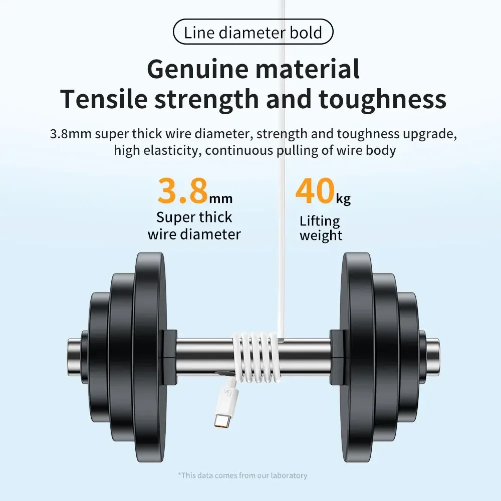 Câble USB vers Type C 6A - Charge Rapide 3.0 et Transfert de Données (0,25 m / 1 m / 1,5 m / 2 m) - Image 5