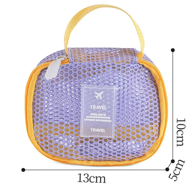 Trousse de toilette de voyage en maille de grande capacité slide 9