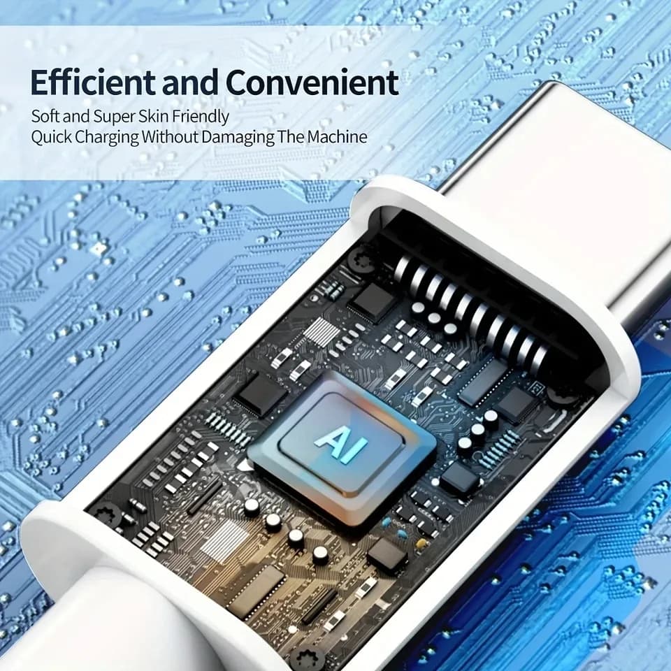 Câble de charge rapide USB-C vers USB-C 100W PD - Image 5