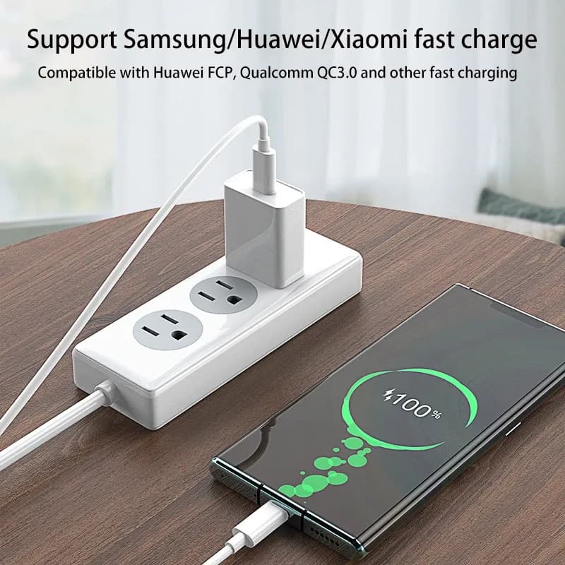 Câble de charge rapide USB-C vers USB-C 100W PD - Image 6