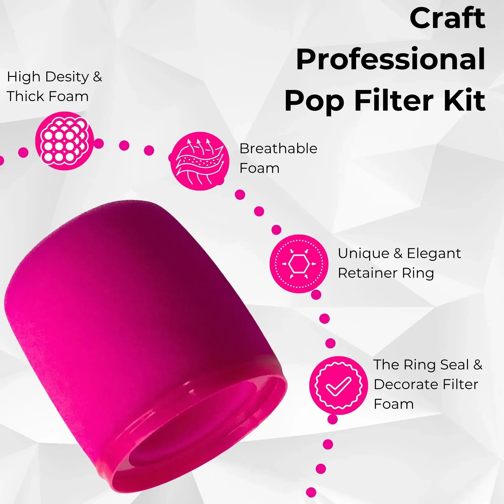 Filtre anti-pop de remplacement pour Shure MV7, MV7+, MV7i et MV7x - Image 3