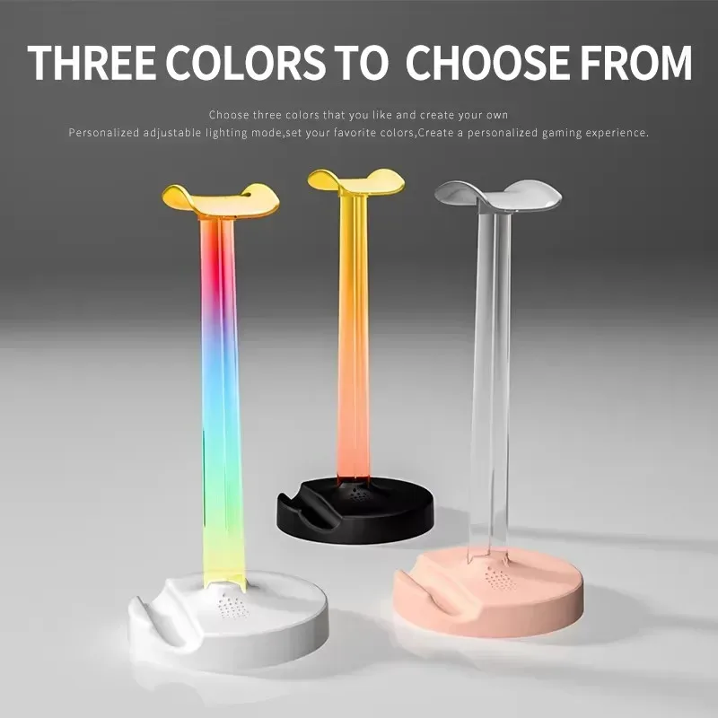 Support de casque gaming RGB avec port USB - Image 1
