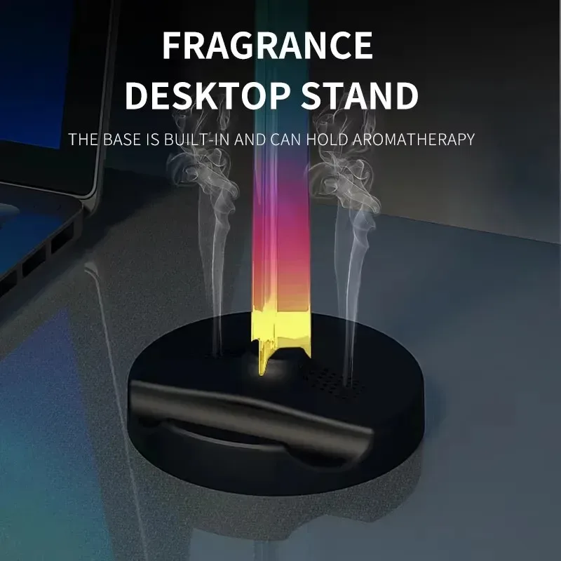 Support de casque gaming RGB avec port USB - Image 4