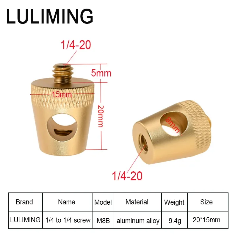 Adaptateur de support 1/4" pour éclairage de camping slide 10