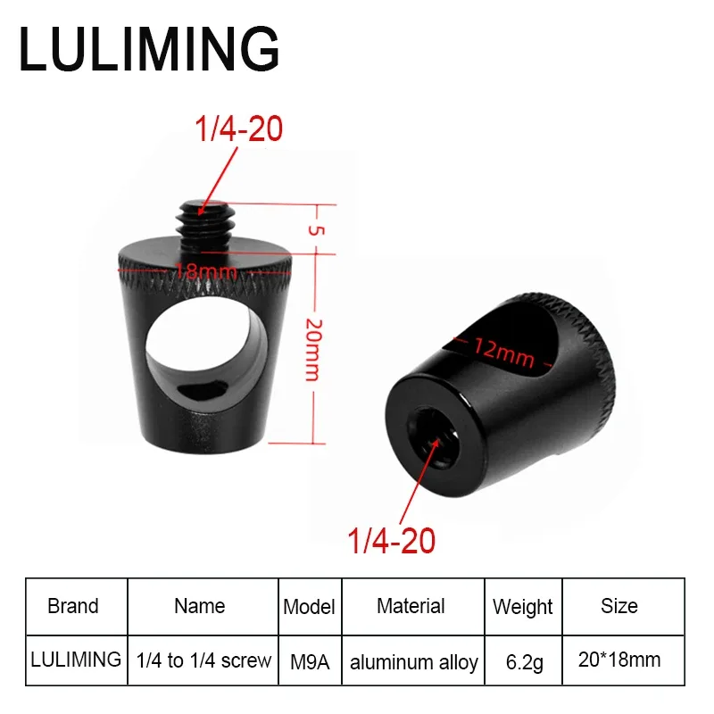 Adaptateur de support 1/4" pour éclairage de camping slide 9