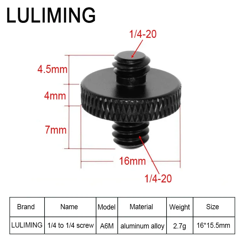 Adaptateur de support 1/4" pour éclairage de camping slide 13