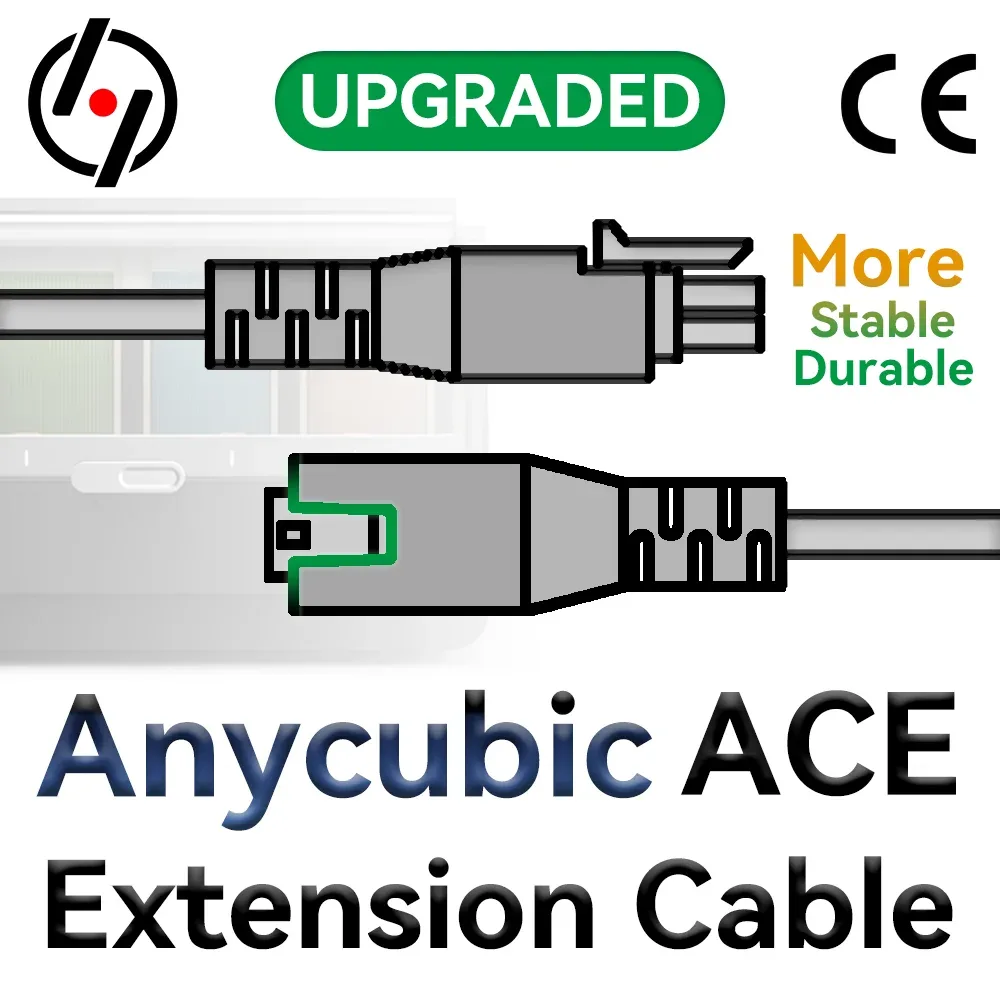 Câble d'extension Anycubic ACE 4 broches pour imprimantes 3D Kobra 3 / Max / S1C