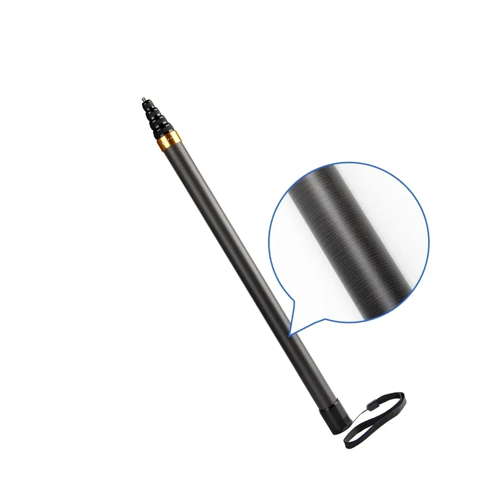 Perche télescopique de 3m en fibre de carbone pour caméras d'action et microphones slide 4