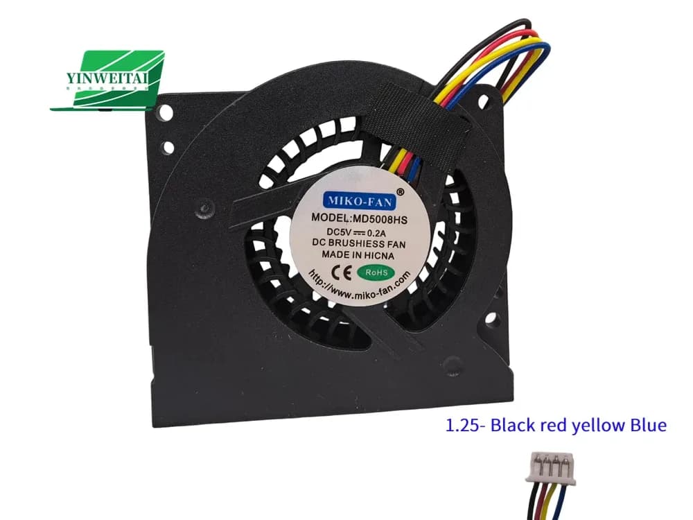 Ventilateur de processeur pour Mini PC Firebat T8 Pro - DC 5V 0.2A - 4 fils (MD5008HS / BF05008H05FP) slide 10