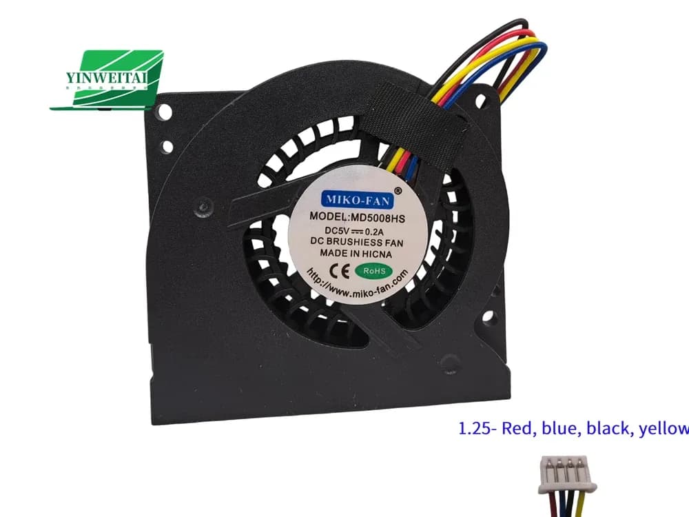 Ventilateur de processeur pour Mini PC Firebat T8 Pro - DC 5V 0.2A - 4 fils (MD5008HS / BF05008H05FP) slide 9