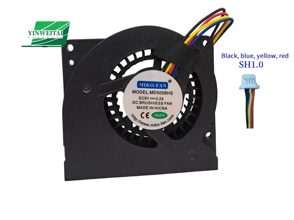 Ventilateur de processeur pour Mini PC Firebat T8 Pro - DC 5V 0.2A - 4 fils (MD5008HS / BF05008H05FP) slide 12