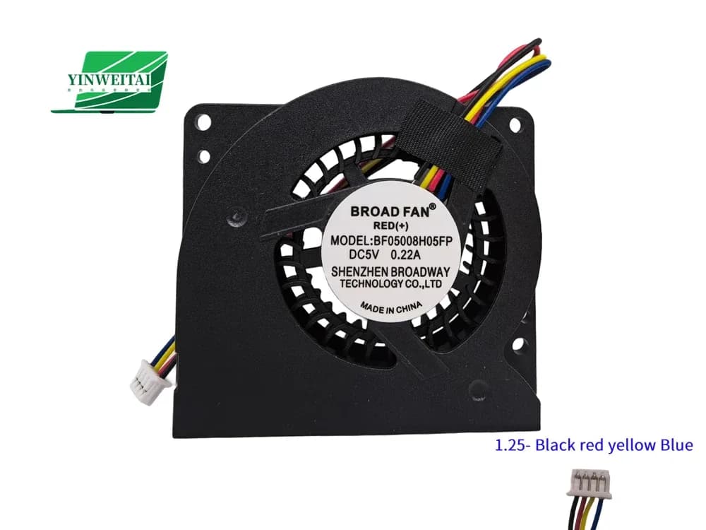 Ventilateur de processeur pour Mini PC Firebat T8 Pro - DC 5V 0.2A - 4 fils (MD5008HS / BF05008H05FP) slide 11