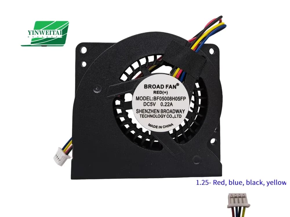 Ventilateur de processeur pour Mini PC Firebat T8 Pro - DC 5V 0.2A - 4 fils (MD5008HS / BF05008H05FP) slide 7