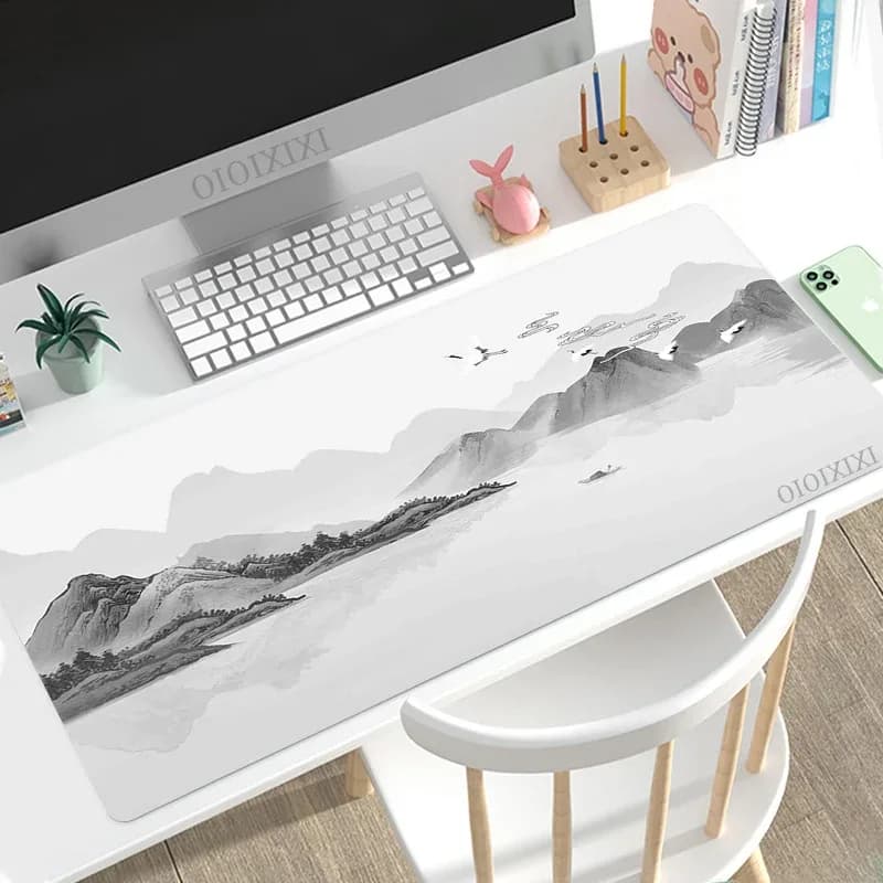 Tapis de souris XXL - Design peinture à l'encre chinoise slide 16