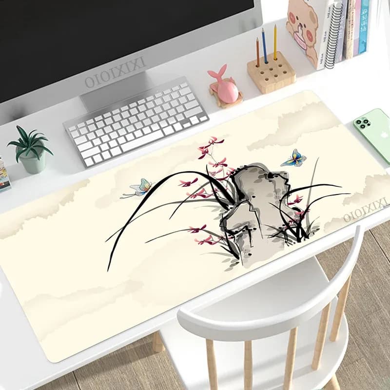 Tapis de souris XXL - Design peinture à l'encre chinoise slide 18