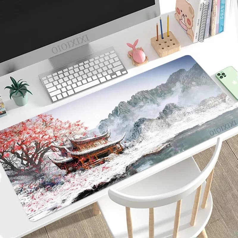 Tapis de souris XXL - Design peinture à l'encre chinoise slide 20