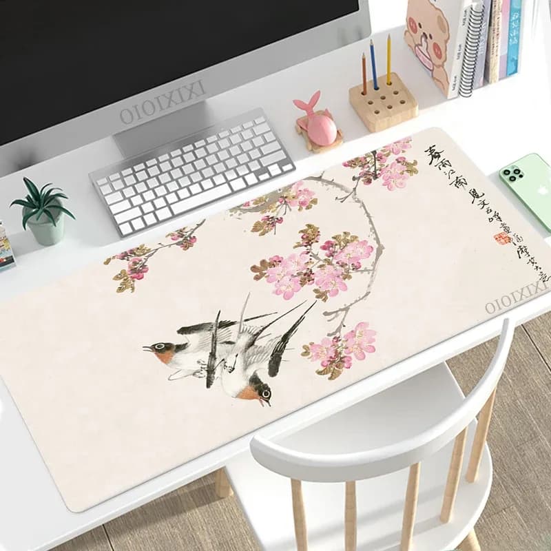 Tapis de souris XXL - Design peinture à l'encre chinoise slide 13