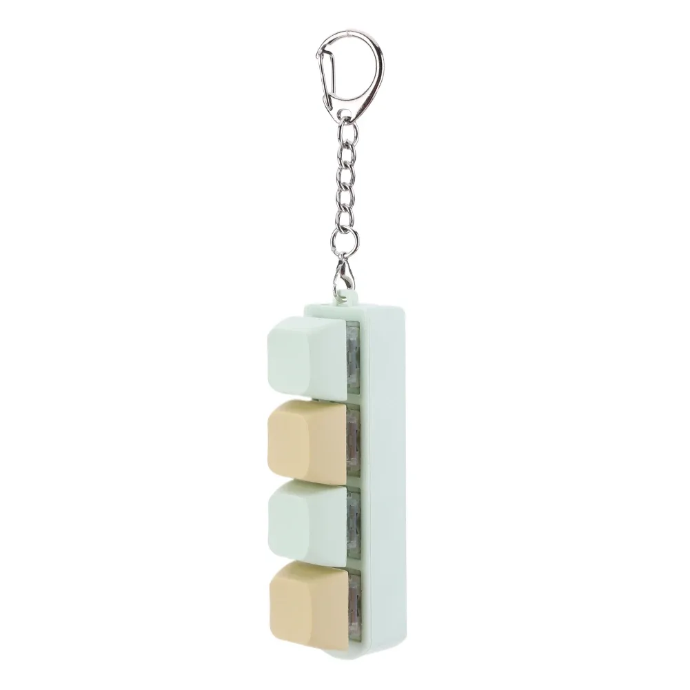 Porte-clés Fidget Clavier Mécanique à 4 Touches - Jouet Anti-stress slide 19