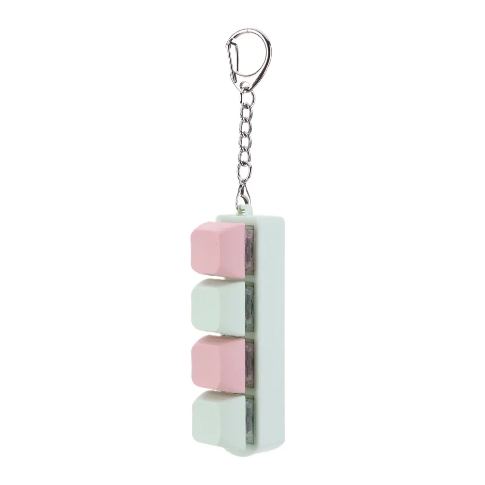 Porte-clés Fidget Clavier Mécanique à 4 Touches - Jouet Anti-stress slide 17