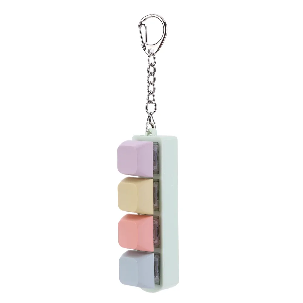 Porte-clés Fidget Clavier Mécanique à 4 Touches - Jouet Anti-stress slide 15