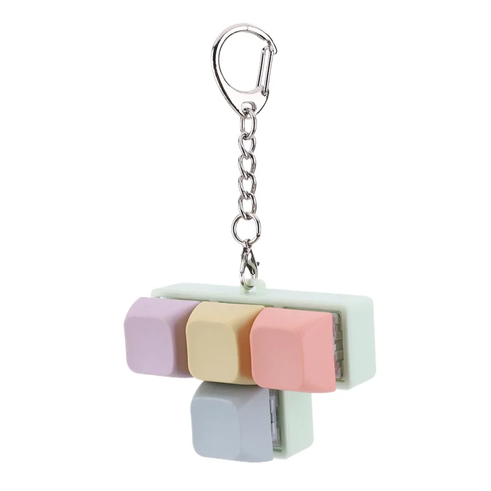 Porte-clés Fidget Clavier Mécanique à 4 Touches - Jouet Anti-stress slide 18