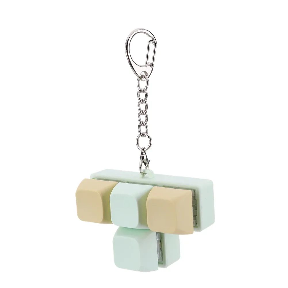 Porte-clés Fidget Clavier Mécanique à 4 Touches - Jouet Anti-stress slide 16
