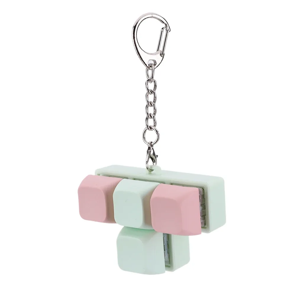 Porte-clés Fidget Clavier Mécanique à 4 Touches - Jouet Anti-stress slide 14