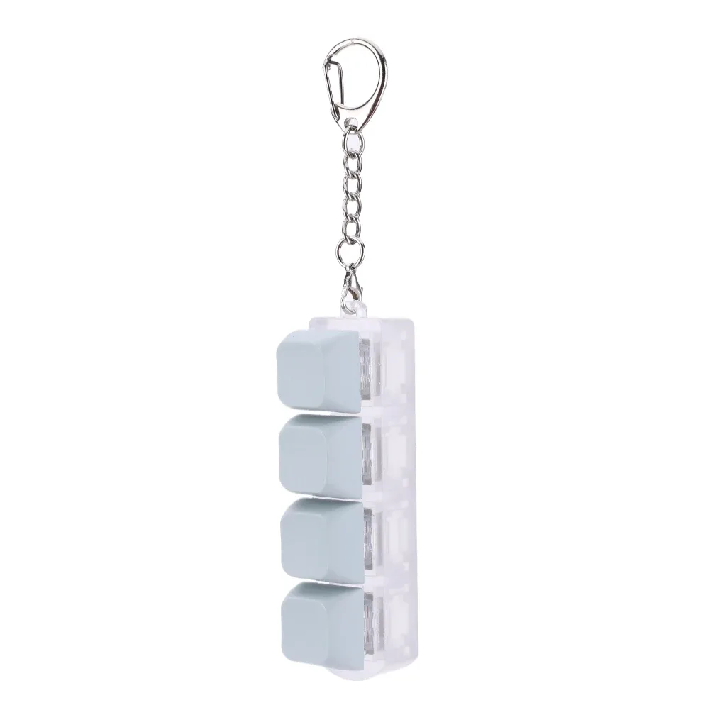 Porte-clés Fidget Clavier Mécanique à 4 Touches - Jouet Anti-stress slide 11