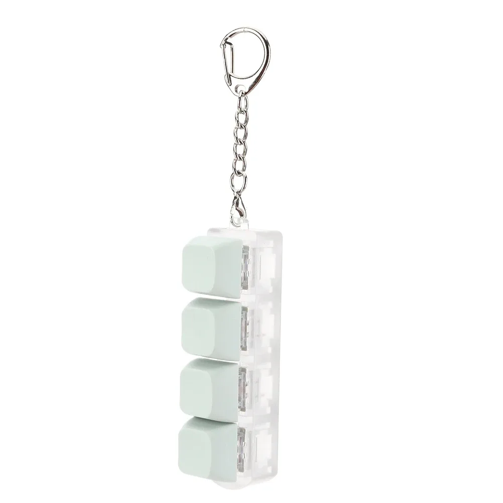 Porte-clés Fidget Clavier Mécanique à 4 Touches - Jouet Anti-stress slide 9