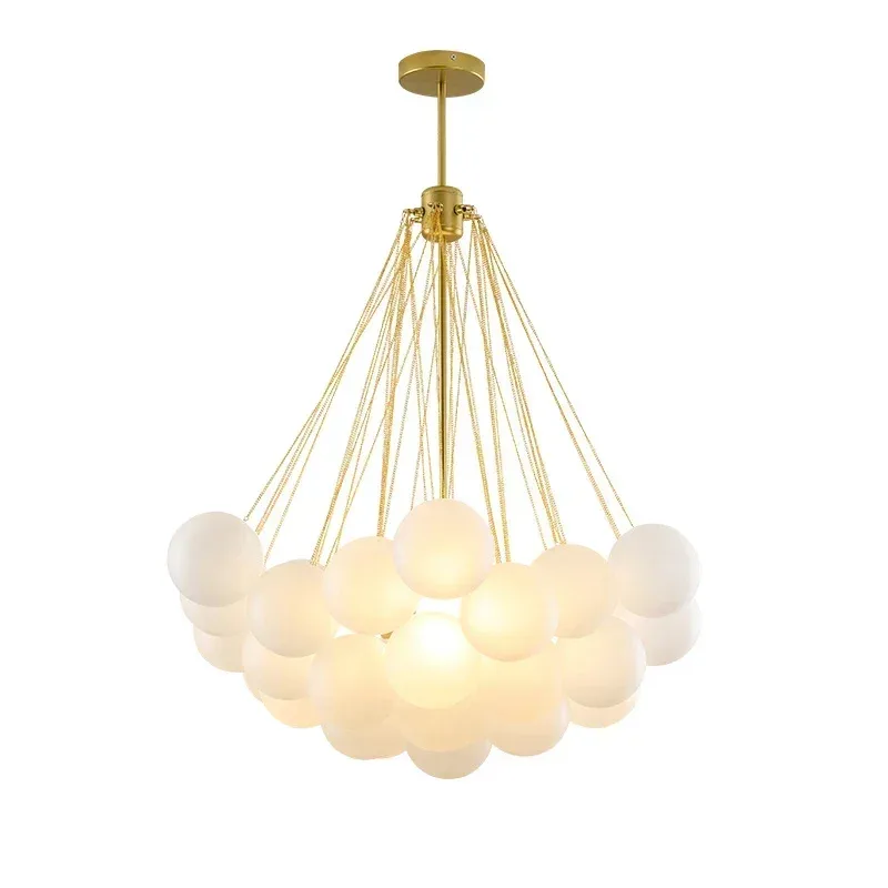 Lustre à boules de verre de style nordique - Image 4
