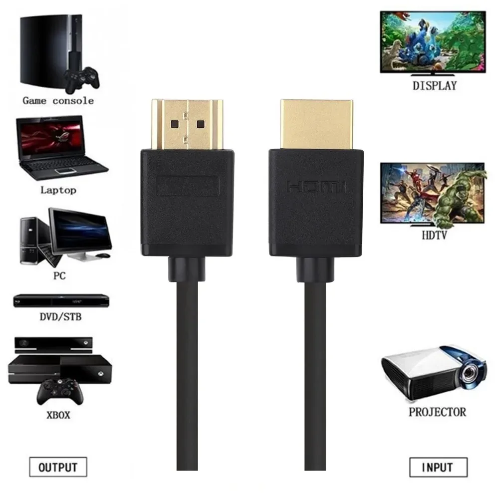 Câble HDMI 1.4 Haute Vitesse 1080p - Connecteurs plaqués or slide 3