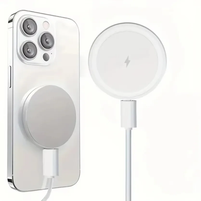 Chargeur sans fil magnétique 15W compatible MagSafe pour iPhone et AirPods
