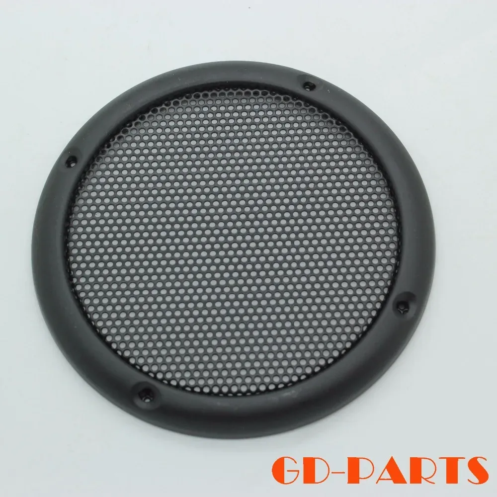 Grille de protection pour haut-parleur et subwoofer de voiture en acier noir, 3 ou 3,5 pouces (1 pièce)