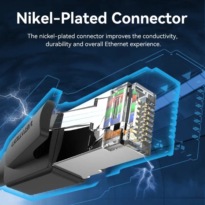 Vention Câble Ethernet Cat8 RJ45 SSTP 40Gbps slide 6