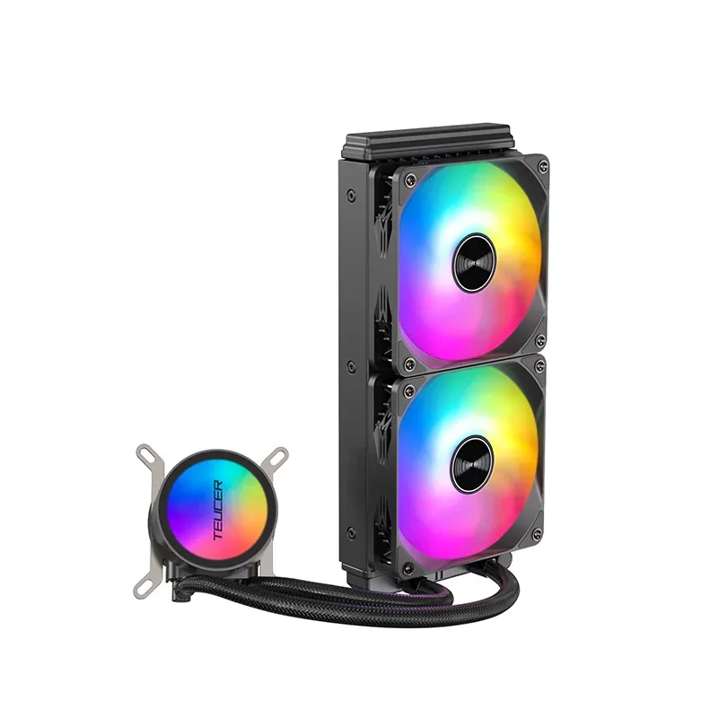 TEUCER AF-S240 - Kit de Refroidissement Liquide AIO 240mm pour Processeur avec Ventilateurs RGB - Compatible Intel LGA1700/115x et AMD AM4/AM5 slide 8
