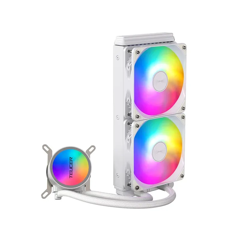 TEUCER AF-S240 - Kit de Refroidissement Liquide AIO 240mm pour Processeur avec Ventilateurs RGB - Compatible Intel LGA1700/115x et AMD AM4/AM5 slide 7