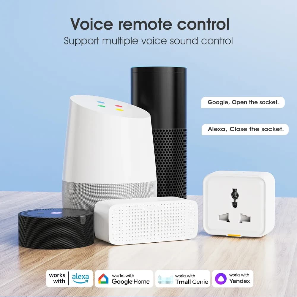 Prise intelligente universelle Tuya 16A avec WiFi, RF433 et port USB-C slide 5